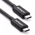 StarTech.com 2 m Thunderbolt 3 (20 Gbps) USB-C kaabel Thunderbolt', USB ja DisplayPort hilduv