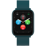 CANYON Easy SW-54, Smartwatch,1.7" IPS Full Touch 240X280,IP68 waterproof, PIXART PAR2860QN, 32K /512K/64M,Multisport mode,heart rate,200mAh battery, Bluetooth BT5.3, compatibility with iOS and android, Green, host: 43.4 *35.8 * 9.8mm strap:248*20mm,35g