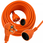Extralink POWERLINK pikendusjuhe 30m oran, maanduseta, 2 x 1,5mm, 16A, 2500W