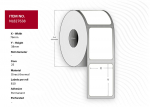 Capture Label 76x38 - Core 25. White. Uncoated. DT. Permanent. 810