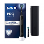 BRAUN Oral-B Pro 3 3500 Black Edition, Elektrische Zahnbrste (schwarz)