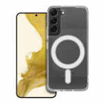 CLEAR MAG COVER mbris, hilduv MagSafe'iga, SAMSUNG S22 jaoks, lbipaistev