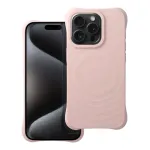 IPhone 15 PRO silikoonist Zephyr Mag Cover -kinnitus, MagSafe-compatible, roosa