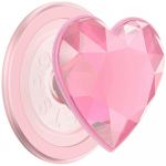 Popsockets Crystal Heart Grip MagSafe roosa telefoni hoidik ja alustik