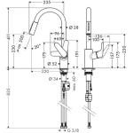 Kitchen faucet Hansgrohe Focus M41 31815670