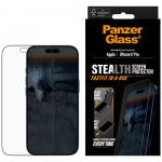 PanzerGlass Kvastatud klaas Stealth Ultra-Lai Fit Fastfit iPhone 17 Pro jaoks