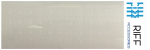 Riff Qwerty Keyboard Stickers RU WHITE color Transparent