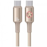 USAMS Huan seeria SJ752 60W USB-C ja USB-C 1,2m pikkune titaankaabel
