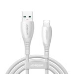 Joyroom S-A59 Vibrant Series 3A USB-A - Lightning kaabel 1,2 m - valge