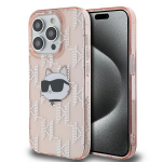 Karl Lagerfeld KLHCP14LHKLPCHP iPhone 14 Pro 6.1" rowy/pink hardcase IML Choupette Head AND Monogram