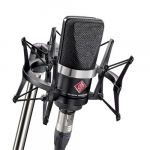 Neumann TLM 102 MT stuudiomikrofonikomplekt suurmembraaniline kondensaatormikrofon koos amortisaatoriga, must
