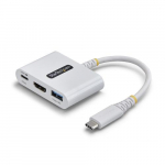 StarTech.com USB-C to HDMI mitmeotstarveline adapter 140W PD laadimisega, 4K 60Hz HDMI, USB 5Gbps slearvuti pistikukomplekt MacBooki / Delli / Thinkpadi / HP / iPadi / tahvlite jaoks