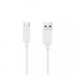 Spigen EB6020AC Essential USB-C ja USB-A 60W kaabel, 2 m pikk, valge