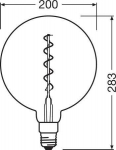 Osram LED LAMP 1906 GLOBE 5W 1800K E27 SMOKE
