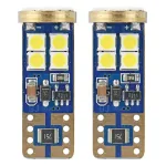 Amio LED CANBUS 12SMD 2835 T10e (W5W) Valge 12V/24V