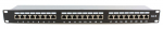 MicroConnect 19"" FTP. 6 patch panel 24 port Krone IDC, Black