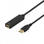 Deltaco USB2-EX15M USB kabel USB 2.0 15 m USB A Must```