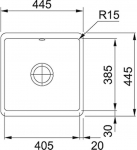 Franke Kubus KBK 110-40 126.0380.352
