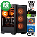 INTOP AQUA Ryzen 5 7500X3D 16GB 1TB SSD M.2 NVME RTX5060Ti 16GB WiFi WIN11, TOETINGUKS COUGAR