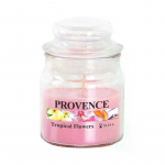 PROVENCE Candle Tropical Flowers 9x6x6cm