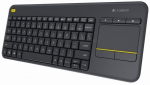 LOGITECH K400 Plus klaviatuur puuteplaadiga, must (920-007141)