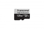 Transcend SD-mikroSD-kort 128GB SDXC USD350V koos adapteriga