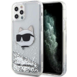 Karl Lagerfeld KLHCP12MLNCHCS iPhone 12/ 12 Pro 6.1" srebrny/silver hardcase Glitter Choupette Head