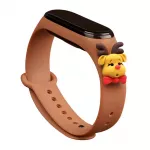 Fusion Accessories Fusion Xmas Stag band for Xiaomi Mi Band 5 | Mi Band 6 brown