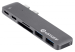 eSTUFF USB-C Slot-in Hub Pro Grey Allure Series