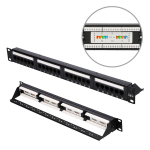 Extralink CAT5E UTP V2 | Patchpanel | 24 porti