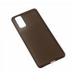 GEAR Mobile Cover Ultraslim Black Semitransparent Samsung Galaxy S20