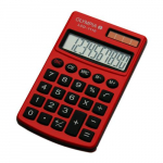 Olympia LCD 1110 kalkulaator Pocket Basic Punane