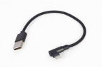 Gembird Apliikoni Lightning - USB 0.2m must, mees