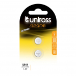 Uniross Batteries Uniross Alkaline AG13 LR44 Knapcellebatterier 160mAh, 2 stk.