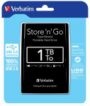 Verbatim Store n Go USB 3.0 kaasaskantav vline kvaketas 1TB must