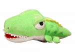 LEAN Toys Plush Green Crocodile Mascot Puppet 30 cm