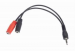 Gembird KAABEL AUDIO 3,5MM 4-PIN S/3,5MM S+MIC CCA-417