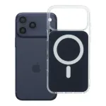 Komplekt iPhone 17 Pro Max / 18 Pro Max Clear Fusion Mag Cover, hilduv MagSafe'iga, tumisasjasinine