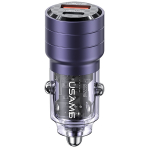 USAMS ad. sam. C36 USB+USB-C 95W kiirlaadimine fioletowy/lilla CC176CC02 (US-CC176)