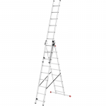 ProfiStep Combi ladder | aluminum | 3x12 steps