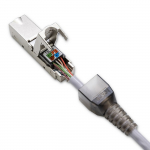 Qoltec RJ45 triistadeta STP-pistik CAT6, JACK PIN