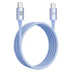 Forever Forever Vibe kaabel USB-C - USB-C 1,0 m 60W taevasinine