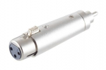 MicroConnect XLR Adaptor 3 pin XLR - RCA F-M