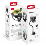 FORCELL F-GRIP Oval 27 cm auto-hoidja tuuleklaasile / armatuurdusile / ventilatsioonireguleerijale must