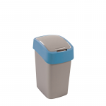 Waste bucket Flip Bin 25L silver|blue