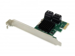 Conceptronic EMRICK 4-port SATA PCIe adapter koos SATA kaabliga