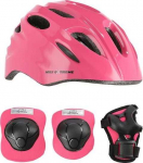 NILS eXtreme Kask MTW01+H210 roosa kaitsetega suuruse XS