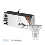 Lite Bulb Moments valge AND vrviline ambits (RGB) GU10 LED pgul - 3-pakett