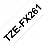 BROTHER TZE-FX261 silttegemise lind mustvalgel