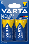 Varta Longlife Power leelispatareid, 2 tk D (LR20) patareid (4920121412)